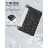 Moko coque pour 7" kindle paperblanc 12e gén 2025/2026 & kindle colorsoft 2024/2025, ultra clair souple et coque arrière paillet