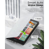 Moko coque pour 7" kindle paperblanc 12e gén 2025/2026 & kindle colorsoft 2024/2025, ultra clair souple et coque arrière paillet