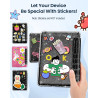 Moko coque pour 7" kindle paperblanc 12e gén 2025/2026 & kindle colorsoft 2024/2025, ultra clair souple et coque arrière paillet