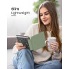 Moko coque pour 7" kindle paperblanc 12e gén 2025/2026 & kindle colorsoft 2024/2025, ultra clair souple et coque arrière paillet