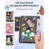 Moko coque pour 7" kindle paperblanc 12e gén 2025/2026 & kindle colorsoft 2024/2025, ultra clair souple et coque arrière paillet