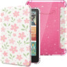 Moko coque pour 7" kindle paperblanc 12e gén 2025/2026 & kindle colorsoft 2024/2025, ultra clair souple et coque arrière paillet