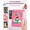 Moko coque pour 7" kindle paperblanc 12e gén 2025/2026 & kindle colorsoft 2024/2025, ultra clair souple et coque arrière paillet