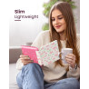 Moko coque pour 7" kindle paperblanc 12e gén 2025/2026 & kindle colorsoft 2024/2025, ultra clair souple et coque arrière paillet