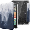 Moko coque pour 7" kindle paperblanc 12e gén 2025/2026 & kindle colorsoft 2024/2025, ultra clair souple et coque arrière paillet
