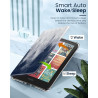 Moko coque pour 7" kindle paperblanc 12e gén 2025/2026 & kindle colorsoft 2024/2025, ultra clair souple et coque arrière paillet