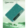 Moko coque pour 7" kindle paperblanc 12e gén 2025/2026 & kindle colorsoft 2024/2025, ultra clair souple et coque arrière paillet
