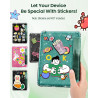 Moko coque pour 7" kindle paperblanc 12e gén 2025/2026 & kindle colorsoft 2024/2025, ultra clair souple et coque arrière paillet