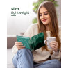 Moko coque pour 7" kindle paperblanc 12e gén 2025/2026 & kindle colorsoft 2024/2025, ultra clair souple et coque arrière paillet