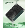 Moko coque pour 7" kindle paperblanc 12e gén 2025/2026 & kindle colorsoft 2024/2025, ultra clair souple et coque arrière paillet