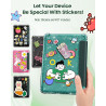 Moko coque pour 7" kindle paperblanc 12e gén 2025/2026 & kindle colorsoft 2024/2025, ultra clair souple et coque arrière paillet