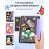 Moko coque pour 7" kindle paperblanc 12e gén 2025/2026 & kindle colorsoft 2024/2025, ultra clair souple et coque arrière paillet