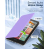 Moko coque pour 7" kindle paperblanc 12e gén 2025/2026 & kindle colorsoft 2024/2025, ultra clair souple et coque arrière paillet