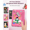 Moko coque pour 7" kindle paperblanc 12e gén 2025/2026 & kindle colorsoft 2024/2025, ultra clair souple et coque arrière paillet