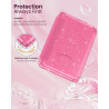 Moko coque pour 7" kindle paperblanc 12e gén 2025/2026 & kindle colorsoft 2024/2025, ultra clair souple et coque arrière paillet