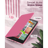 Moko coque pour 7" kindle paperblanc 12e gén 2025/2026 & kindle colorsoft 2024/2025, ultra clair souple et coque arrière paillet