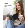 Moko coque pour 7" kindle paperblanc 12e gén 2025/2026 & kindle colorsoft 2024/2025, ultra clair souple et coque arrière paillet