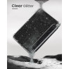 Moko coque pour 7" kindle paperblanc 12e gén 2025/2026 & kindle colorsoft 2024/2025, ultra clair souple et coque arrière paillet
