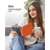 Moko coque pour 7" kindle paperblanc 12e gén 2025/2026 & kindle colorsoft 2024/2025, ultra clair souple et coque arrière paillet
