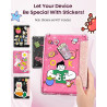 Moko coque pour 7" kindle paperblanc 12e gén 2025/2026 & kindle colorsoft 2024/2025, ultra clair souple et coque arrière paillet
