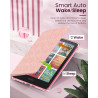 Moko coque pour 7" kindle paperblanc 12e gén 2025/2026 & kindle colorsoft 2024/2025, ultra clair souple et coque arrière paillet