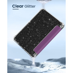 Moko coque pour 7" kindle paperblanc 12e gén 2025/2026 & kindle colorsoft 2024/2025, ultra clair souple et coque arrière paillet