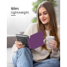 Moko coque pour 7" kindle paperblanc 12e gén 2025/2026 & kindle colorsoft 2024/2025, ultra clair souple et coque arrière paillet