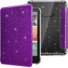 Moko coque pour 7" kindle paperblanc 12e gén 2025/2026 & kindle colorsoft 2024/2025, ultra clair souple et coque arrière paillet