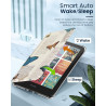 Moko coque pour 7" kindle paperblanc 12e gén 2025/2026 & kindle colorsoft 2024/2025, ultra clair souple et coque arrière paillet