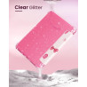 MoKo Étui pour 7" Liseuses 12e Gén 2025/2026 & Kindle Colorsoft 2024/2025, Ultra Clair Souple et Coque Arrière Pailletée en TPU,