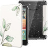 Moko coque pour 7" kindle paperblanc 12e gén 2025/2026 & kindle colorsoft 2024/2025, ultra clair souple et coque arrière paillet
