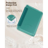 Moko coque pour 7" kindle paperblanc 12e gén 2025/2026 & kindle colorsoft 2024/2025, ultra clair souple et coque arrière paillet