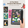 Moko coque pour 7" kindle paperblanc 12e gén 2025/2026 & kindle colorsoft 2024/2025, ultra clair souple et coque arrière paillet