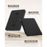Moko coque pour 7" kindle paperblanc 12e gén 2025/2026 & kindle colorsoft 2024/2025, ultra clair souple et coque arrière paillet
