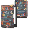 kwmobile Étui Compatible avec Kobo Aura Edition 2 Coque - Étui à Rabat magnétique Tablette eReader Similicuir - Multicolore