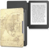 kwmobile Étui Compatible avec Kobo Aura Edition 2 Coque - Étui à Rabat magnétique Tablette eReader Similicuir - Marron-Marron Cl