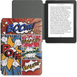 kwmobile Étui Compatible avec Kobo Aura Edition 2 Coque - Étui à Rabat magnétique Tablette eReader Similicuir - Multicolore