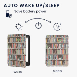 kwmobile Étui Compatible avec Kobo Aura Edition 2 Coque - Étui à Rabat magnétique Tablette eReader Similicuir - Bleu-Vert-Fuchsi