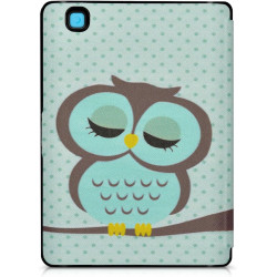 kwmobile Étui Compatible avec Kobo Aura Edition 2 Coque - Étui à Rabat magnétique Tablette eReader Similicuir - Turquoise-Marron