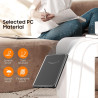 MoKo Étui Compatible avec 6" All-New Kindle (11th Generation-2022 Release), Coque de Protection avec Dos Givré Mince PC au Dos p