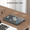 MoKo Étui Compatible avec 6" All-New Kindle (11th Generation-2022 Release), Coque de Protection avec Dos Givré Mince PC au Dos p
