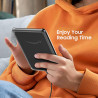 MoKo Étui Compatible avec 6" All-New Kindle (11th Generation-2022 Release), Coque de Protection avec Dos Givré Mince PC au Dos p