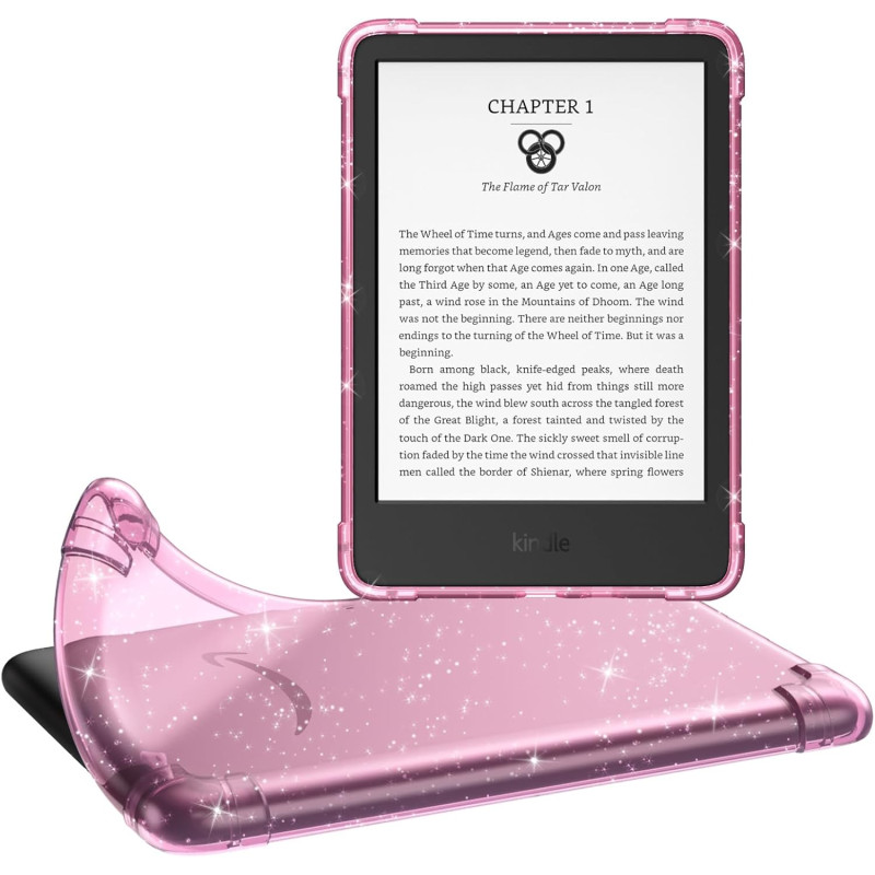 MoKo Étui Compatible avec 6" All-New Kindle (11th Generation-2022 Release), Housse de Protection Premium Flexible en TPU, Coque 
