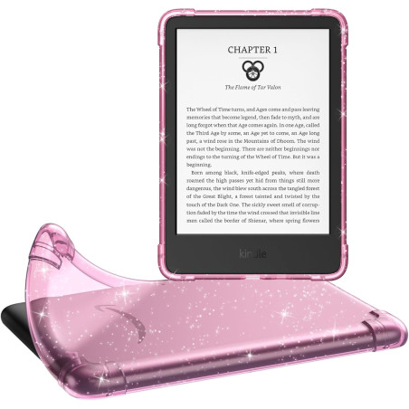 MoKo Étui Compatible avec 6" All-New Kindle (11th Generation-2022 Release), Housse de Protection Premium Flexible en TPU, Coque 