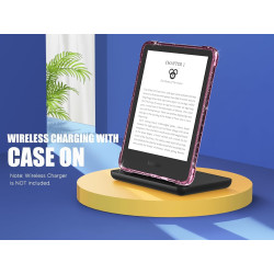 MoKo Étui Compatible avec 6" All-New Kindle (11th Generation-2022 Release), Housse de Protection Premium Flexible en TPU, Coque 