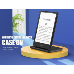 MoKo Étui Compatible avec 6" Liseuses Kindle 11e génération(Modèle 2022), Housse de Protection Premium Flexible en TPU, Coque Ar