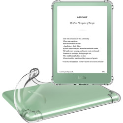 MoKo Transparent Étui pour 6" Kindle (11th Génération Modèle 2022), Housse de Protection Premium Flexible en TPU, DIY Clair Coqu