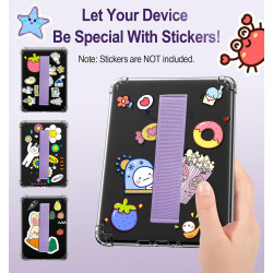 MoKo Coque Compatible avec 6" Liseuses Kindle 11e Génération(Modèle 2024/2022), Étui Protection Mince Flexible TPU avec Dragonne