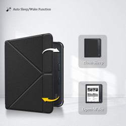 Étui Housse Coque pour Kobo Libra Colour (2024) / Kobo Libra 2 (2021) 7" eReader, Case avec Fonction de Veille/réveil Automatiqu