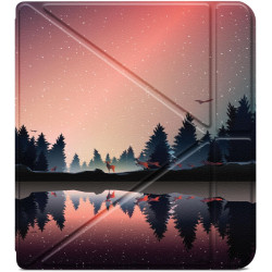 Étui Housse Coque pour Kobo Libra Colour (2024) / Kobo Libra 2 (2021) 7" eReader, Case avec Fonction de Veille/réveil Automatiqu